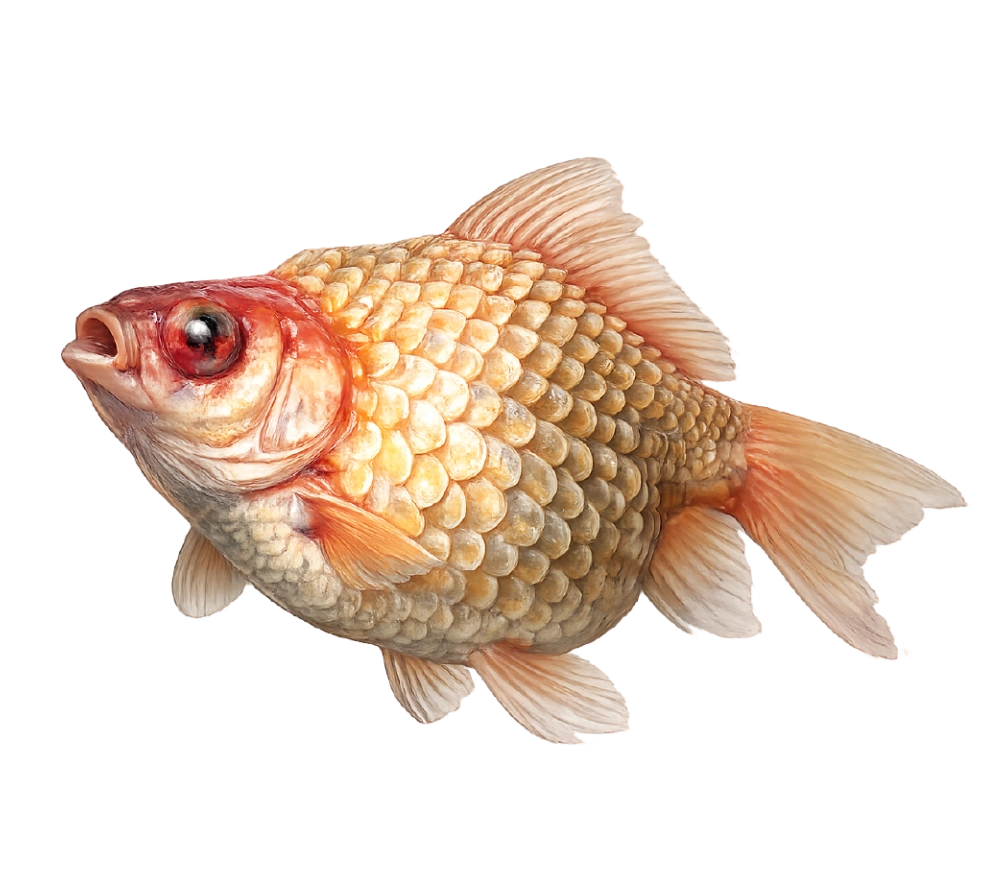 Dropsy (bloating, pinecone scales)