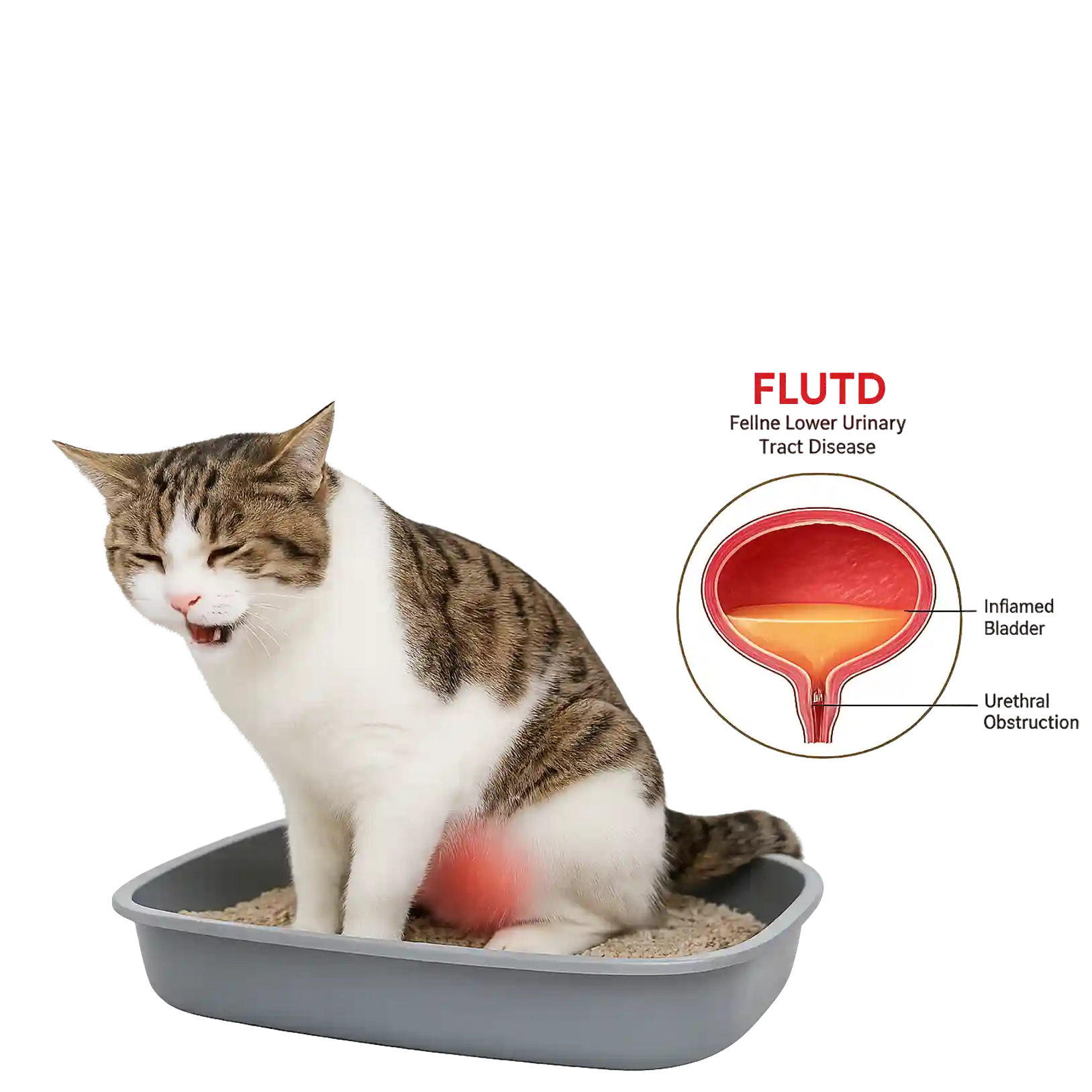 Treat Feline Lower Urinary Tract Disease (FLUTD) With Instant Online Vet Care